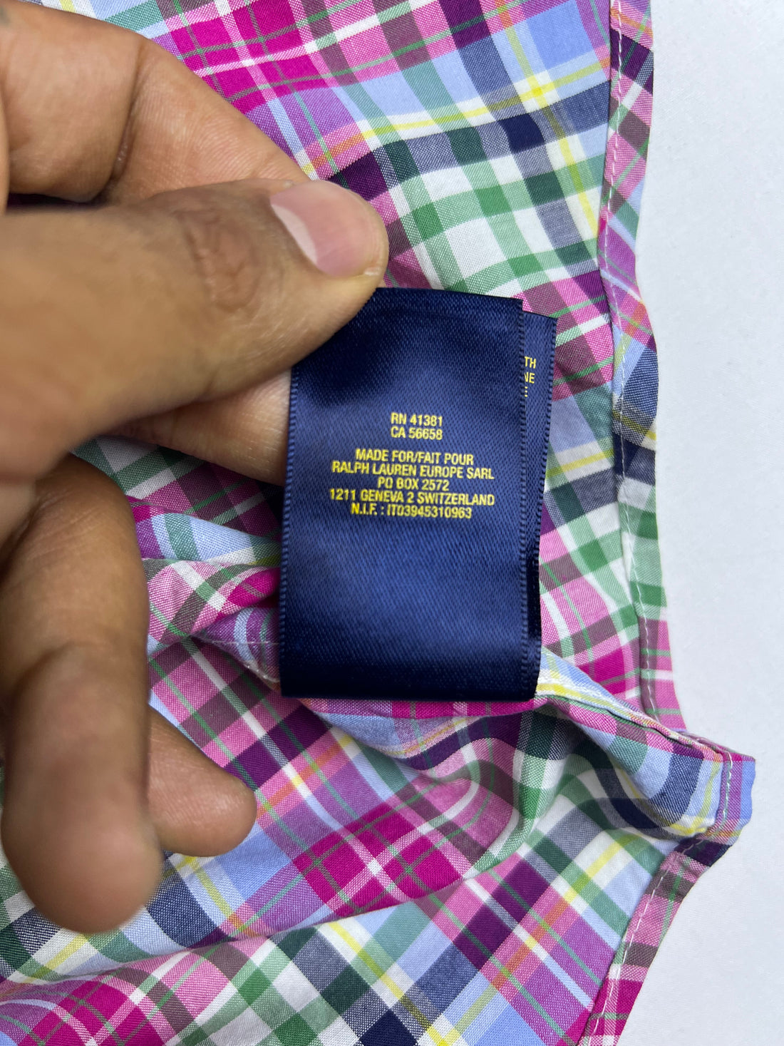 POLO RALPH LAUREN CHEMISE